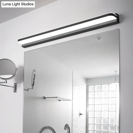 Modern Linear Vanity Wall Lamp Stylish Bathroom Lighting Solution With Multiple Sight Options