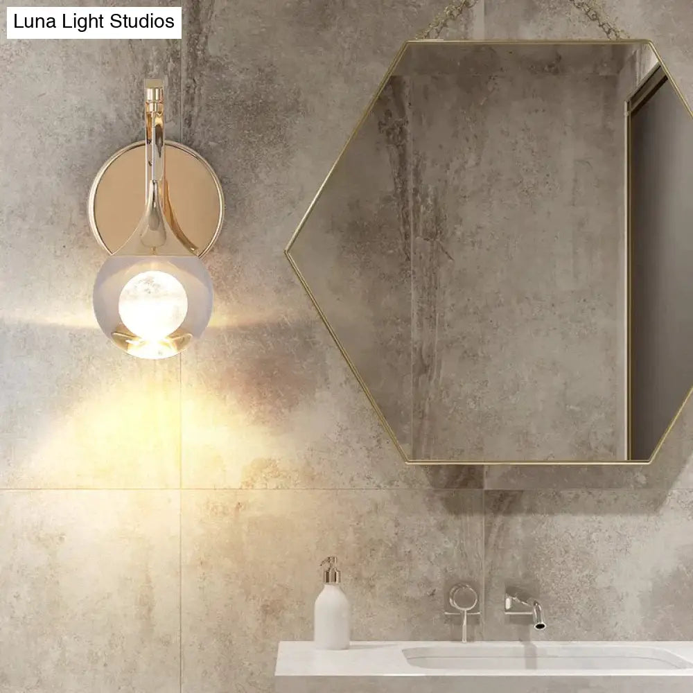 Modern Luxurious Crystal Led Wall Lamp Sconce for Bedroom Wall Lamp