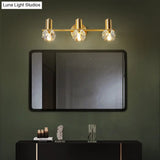 Modern Luxury Circle Vanity Wall Light Fixture - Copper Lighting