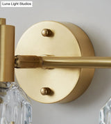 Modern Luxury Circle Vanity Wall Light Fixture - Copper Lighting
