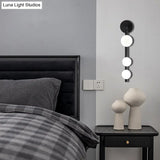 Modern Luxury Glass Vanity Light - 3 Spherical Wall Lights