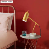 Modern Marble Dome Nightstand Lamp: Brass/Black Table Light For Study Room
