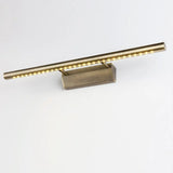 Modern Metal Bronze Led Wall Mounted Vanity Light With Slim Design And Warm White Lighting 16/21.5
