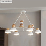Modern Metal Dog Pendant Lights For Living Room Ceiling