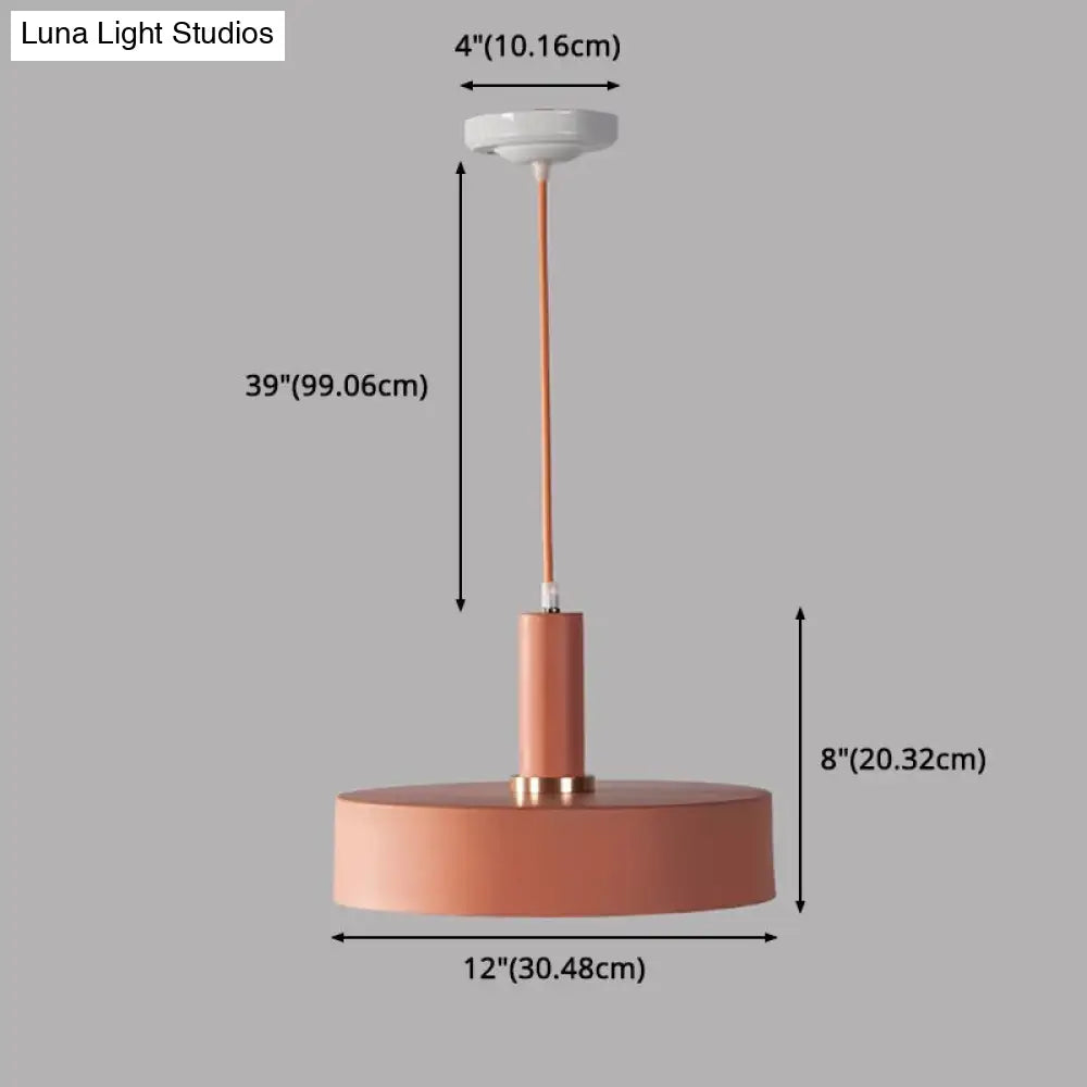 Modern Metal Down Lighting Pendant For Bedroom - Sleek And Stylish