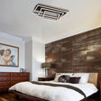 Modern Metallic Brown Semi Flush Mount Light In Warm/White/Neutral Tones / White