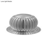 Modern Metallic Silver 3D Radial Led Sconce Light - Wall Mount Lighting Fixture In 7 Colors