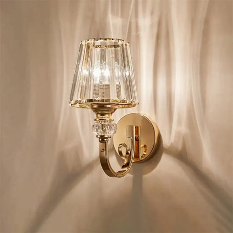 Modern Minimalist Wall Lamp with Glass Shade for Bedside Lighting Living Room Lighting Wall Light