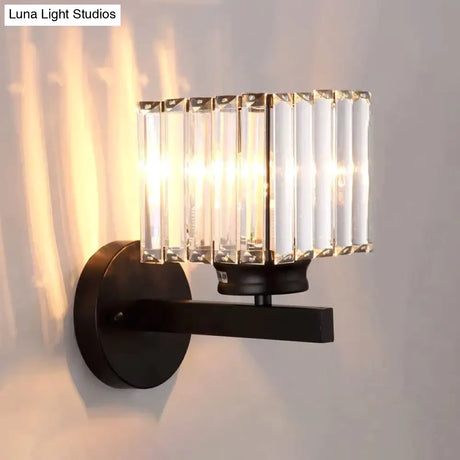 Modern Minimalist Wall Lamp with Glass Shade for Bedside Lighting Living Room Lighting Wall Light