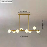 Modern Modo Chandelier With Opal Frosted Glass | Ceiling Hang Light For Sitting Room