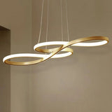 Modern Musical Note Chandelier: Stylish Metal Suspension Light For Restaurants