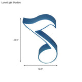 Modern Musical Note Flush Ceiling Light For Bedroom - Acrylic Lamp