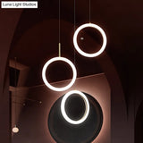 Modern Nordic Acrylic Chandelier - Gold Hanging Light Kit For Restaurants