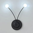 Modern Nordic Glass Led Wall Mounted Light For Shaded Living Rooms 2 / Black