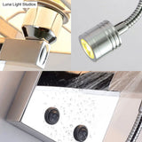 Modern Rectangular Fabric Led Wall Sconce In Chrome For Bedside Lighting