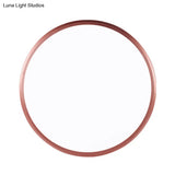 Modern Round Flush Mount Ceiling Light - Super-Thin Design 1 Acrylic Contemporary Fixture
