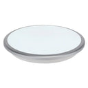 Modern Round Flush Mount Ceiling Light - Super-Thin Design 1 Acrylic Contemporary Fixture Silver / 8