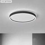 Modern Round Shade Led Flush Mount Acrylic Ceiling Lighting For Living Room