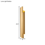 Modern Scrolled Wall Lamp - Black/White/Gold 2-Light Sconce 16/21.5/29.5 Wide