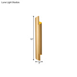 Modern Scrolled Wall Lamp - Black/White/Gold 2-Light Sconce 16/21.5/29.5 Wide