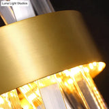 Modern Simple Corridor Crystal Copper Wall Lamp Lamps