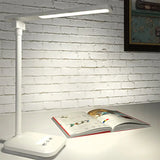 Modern Simple Led Desk Lamp For Reading With 5W Bedside Lighting In White - Usb/Plug-In Option / Usb