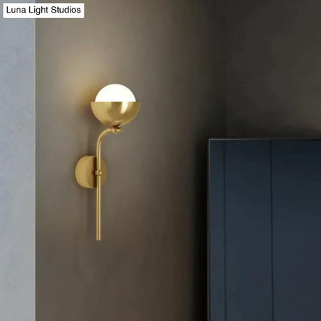 Modern Simple Room Corridor Living Room Copper Wall Lamp Copper Wall Lamps