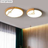 Modern Slim Round Led Flush Mount Ceiling Light For Living Room