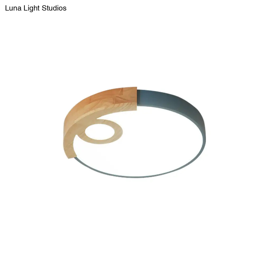 Modern Slim Round Led Flush Mount Ceiling Light For Living Room