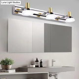 Modern Stainless Steel Wall Light With Acrylic Cone Shade - 2/3 Lights Warm/White Lighting