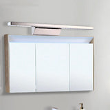 Modern Stainless Steel Wall Sconce Light - 16/19.5 Rectangular Led Vanity With Chrome Finish And