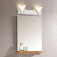 Modern V-Shaped Led Vanity Light: Acrylic Bathroom Mirror Lamp (2/3-Light Warm/White) 2 / White Warm