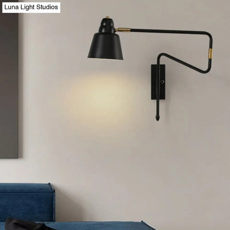 Modern Wall Mounted Reading Lamp: Retractable Arm Nordic Style