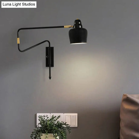 Modern Wall Mounted Reading Lamp: Retractable Arm Nordic Style