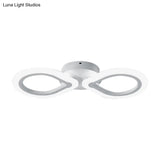 Modern Waterdrop Acrylic Wall Sconce Light - Simple Design With White Led 1/2 Lights Elegant
