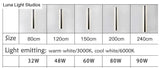 Modern Waterproof Outdoor Long Strip Led Wall Lamp Ip65 Aluminum Light Garden Porch Sconce 110V