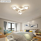 Modern White Acrylic Ceiling Light For Bedroom