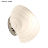 Modern White Acrylic Shell Wall Light - Lovely Bedroom Nursing Room Lamp