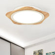 Modern White Floral Ceiling Mount Light - Bathroom Corridor Flush / Warm