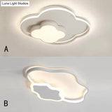 Modern White Flush Mount Nursing Room Cloud Ceiling Light