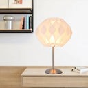 Modern White Led Nightstand Lamp - Blossom Table Light With Acrylic Design And Iron Base For Bedroom