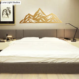 Modern Wood Mountain Wall Lamp For Childs Bedroom - Creative & Energy Saving