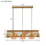 Modern Wood Pendant Light In Roof Shape Beige Hanging Fixture 16/19.5 Width
