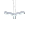 Modern Y-Shaped Gymnasium Led Ceiling Lamp In Black/White 3 Sizes Available White / 14’