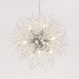 Modernist Gold/Silver Firework Chandelier With Clear Crystal Lights - 16/19.5 Wide 8/9/12 Hanging