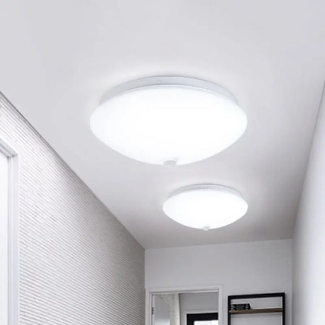 Motion-Sensing Cap Shape Led Flush Ceiling Light For Hallway