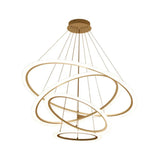 Multi Tier 2-3-4 Pendant Chandelier Acrylic White Led Ceiling Hang Light For Dining Room / 3 Tiers
