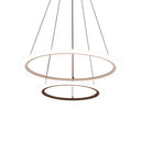 Multi Tier 2-3-4 Pendant Chandelier Acrylic White Led Ceiling Hang Light For Dining Room / 2 Tiers
