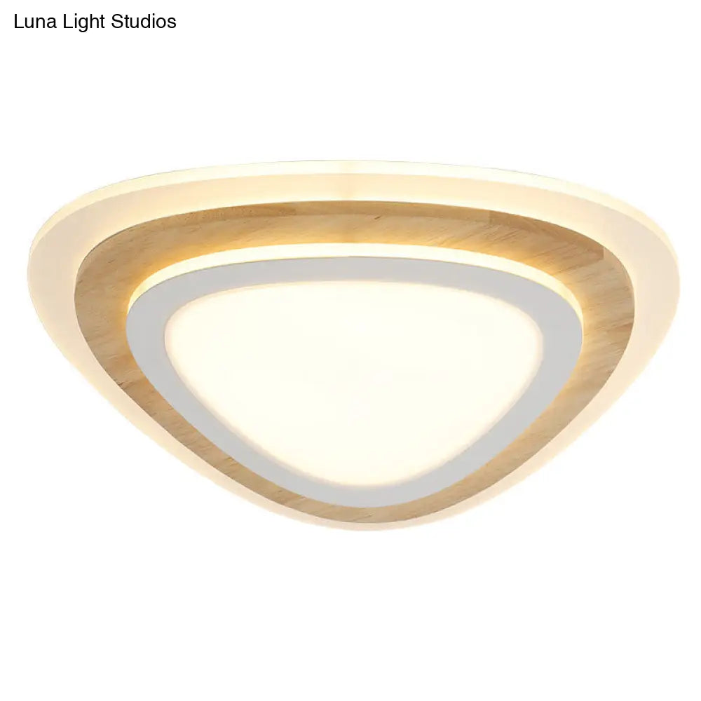 Nautical Acrylic Led Flush Mount Ceiling Light For Kids Room