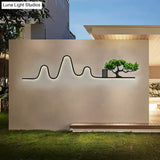 New Outdoor Lighting Ip65 Waterproof Led Wall Lamp Modern Garden Villa Landscape Decoration Plant